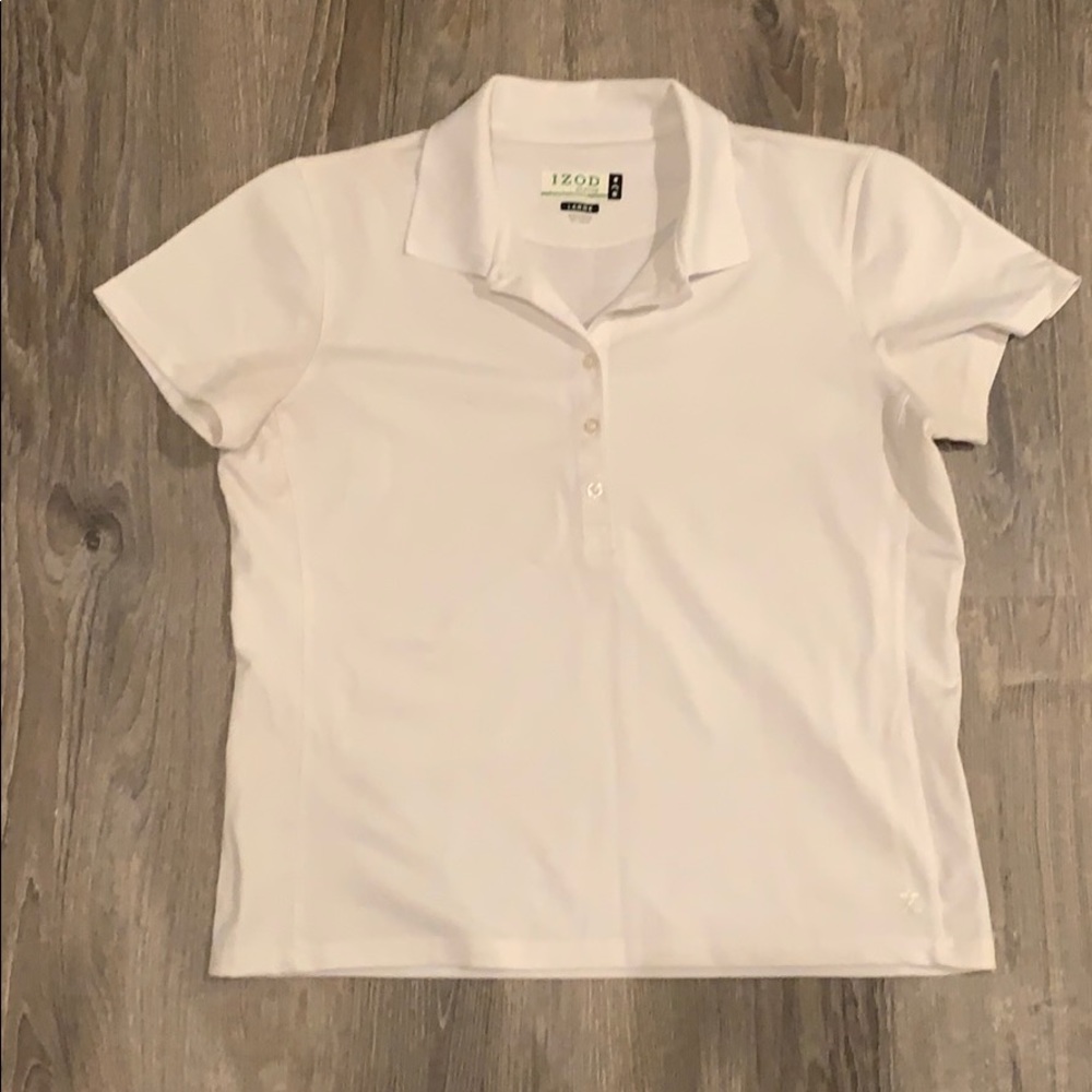 White Izod XFG Golf Shirt
